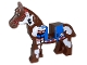 Part No: 4493c01px2  Name: Horse with Blue Blanket, Right Side Red Circle Pattern