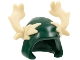 Part No: 108311pb01  Name: Minifigure, Headgear Hood with Molded Tan Moose Antlers Pattern