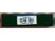 Part No: 2431pb0674 Name: Tile 1 x 4 with 'TOM 986' on Dark Green Background Pattern (Sticker) - Set 10242 Part No: 2431pb0674 Name: Tile 1 x 4 with 'TOM 986' on Dark Green Background Pattern (Sticker) - Set 10242