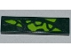 Part No: 2431pb255L  Name: Tile 1 x 4 with 9 Lime Scales Pattern Model Left Side (Sticker) - Set 9450