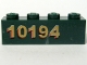 Lot ID: 137996627  Part No: 3010pb097L  Name: Brick 1 x 4 with Gold '10194' Left Side Pattern (Sticker) - Set 10194
