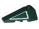 Part No: 43710pb04  Name: Wedge 4 x 2 Triple Left with Dark Green Triangle with White Border Pattern (Sticker) - Set 8100