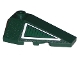 Part No: 43711pb04  Name: Wedge 4 x 2 Triple Right with Dark Green Triangle with White Border Pattern (Sticker) - Set 8100