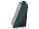 Part No: 4460bpb001R  Name: Slope 75 2 x 1 x 3 - Hollow Stud with Black Triangle on Dark Green Background Pattern Model Right Side (Sticker) - Set 10242