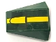 Part No: 47753pb114  Name: Wedge 4 x 4 No Studs with Yellow Stripe and Black Lines Pattern (Sticker) - Set 75150