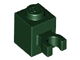 Part No: 60475a  Name: Brick, Modified 1 x 1 with U Clip (Vertical Grip) - Solid Stud