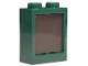 Part No: 60592c08  Name: Window 1 x 2 x 2 Flat Front with Dark Brown Glass (60592 / 60601)