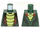 Part No: 973pb1191  Name: Torso Ninjago Snake with Lime and Red Scales Pattern (Acidicus)