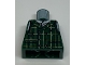 Part No: 973pb4094 Name: Torso Dark Green Patched Vest and White Shirt Pattern Part No: 973pb4094 Name: Torso Dark Green Patched Vest and White Shirt Pattern