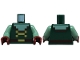 Part No: 973pb6194c01 Name: Torso Pixelated Sand Green Neck, Dark Brown Trim, Dark Red Belt with Gold Buckle Pattern / Sand Green Arms / Dark Red Hands Part No: 973pb6194c01 Name: Torso Pixelated Sand Green Neck, Dark Brown Trim, Dark Red Belt with Gold Buckle Pattern / Sand Green Arms / Dark Red Hands