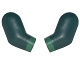 Lot ID: 402612937  Part No: 981982pb153  Name: Arm, (Matching Left and Right) Pair with Green Cuffs Pattern