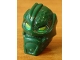 Lot ID: 258037120  Part No: x1823px1  Name: Minifigure, Head, Modified Bionicle Inika Toa Kongu with Lime Eyes Pattern