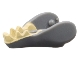 Part No: 11429pb01  Name: Warg Jaw Lower with Tan Teeth Pattern