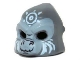 Lot ID: 337201102  Part No: 13361pb02  Name: Minifigure, Headgear Mask Gorilla with Light Bluish Gray Face and White Sun Face Paint Pattern