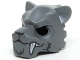 Part No: 15083pb03  Name: Minifigure, Headgear Mask Tiger with White Fangs, Fur and Medium Lavender Sinew Patches Pattern