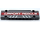 Part No: 15458pb056  Name: Technic, Panel Plate 3 x 11 x 1 with White 'AIRPORT RESCUE' on Red Stripe and Light Bluish Gray Danger Stripes Pattern (Sticker) - Set 42068