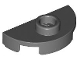 Part No: 1745  Name: Plate, Round 1 x 2 Half with 1 Stud (Jumper)