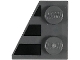 Lot ID: 401609285  Part No: 24299pb01  Name: Wedge, Plate 2 x 2 Left with 3 Black Stripes Pattern