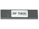 Part No: 2431pb0329 Name: Tile 1 x 4 with 'RP 70805' Pattern (Sticker) - Set 70805 Part No: 2431pb0329 Name: Tile 1 x 4 with 'RP 70805' Pattern (Sticker) - Set 70805