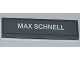 Part No: 2431pb244  Name: Tile 1 x 4 with 'MAX SCHNELL' Pattern (Sticker) - Set 9485