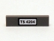Part No: 2431pb261  Name: Tile 1 x 4 with 'TS 4204' Pattern (Sticker) - Set 4204