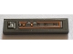 Part No: 2431pb541R  Name: Tile 1 x 4 with Gray and Orange Control Panel Pattern Model Right Side (Sticker) - Set 75144
