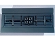 Part No: 2440pb021  Name: Vehicle, Spoiler / Plow Blade 6 x 3 with Hinge with SW Millennium Falcon Radar Pattern (Sticker) - Set 75105