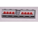 Part No: 3009pb167  Name: Brick 1 x 6 with Grille and Red Taillights Pattern (Sticker) - Set 8158