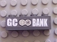 Lot ID: 88526193  Part No: 3010pb082  Name: Brick 1 x 4 with 'GC BANK' and GC Bank Logo Pattern (Sticker) - Set 7781