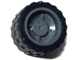 Part No: 30285c02  Name: Wheel 18mm D. x 14mm with Black Tire 24 x 14 Shallow Tread (30285 / 30648)