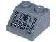 Lego part: Slope 45 2 x 2 with Control Panel with Handles, Button, and Lens Pattern (Sticker) - Set 76269