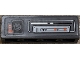 Part No: 30413pb109  Name: Panel 1 x 4 x 1 with Control Panel with Key Slot, Orange Rectangles, White Light Bars and Lights on Light Bluish Gray Background Pattern (Sticker) - Set 75098