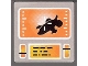 Lot ID: 76557437  Part No: 3068pb0395  Name: Tile 2 x 2 with Orange Screen and Crosshair Pattern (Sticker) - Set 8970