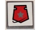 Lot ID: 267328253  Part No: 3068pb0779  Name: Tile 2 x 2 with Space Police 3 Badge on White Background Pattern (Sticker) - Set 5985