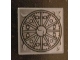 Lot ID: 158874856  Part No: 3068pb1121  Name: Tile 2 x 2 with Stone Wheel and Lines Radiating from Center Pattern (Mother Box Top)