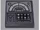 Part No: 3068pb1317  Name: Tile 2 x 2 with SW Radar, Buttons and Slider on Dark Bluish Gray Background Pattern (Sticker) - Set 75106