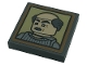 Part No: 3068pb1833  Name: Tile 2 x 2 with George Louis Costanza Minifigure on Tan Background Pattern (Sticker) - Set 21328