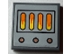 Part No: 3068pb1861  Name: Tile 2 x 2 with Furnace Heater, Flames and Buttons Pattern (Sticker) - Set 60131
