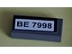 Part No: 3069pb0211  Name: Tile 1 x 2 with 'BE 7998' Pattern (Sticker) - Set 7998