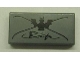 Lot ID: 350460748  Part No: 3069pb0234  Name: Tile 1 x 2 with Black Bat and Script 'Rip' Pattern
