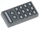 Part No: 3069pb0311  Name: Tile 1 x 2 with TV Remote Control Pattern