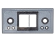 Part No: 3069pb0532  Name: Tile 1 x 2 with Black and Silver Display and Buttons Pattern (Sticker) - Set 71242