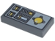 Part No: 3069pc1  Name: Tile 1 x 2 with Vehicle Control Panel Pattern