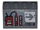 Part No: 3297pb041R Name: Slope 33 3 x 4 with Dark Red Mechanical Panels and Dark Bluish Gray Arrow on White Background Pattern Model Right Side (Sticker) - Set 70009 Part No: 3297pb041R Name: Slope 33 3 x 4 with Dark Red Mechanical Panels and Dark Bluish Gray Arrow on White Background Pattern Model Right Side (Sticker) - Set 70009