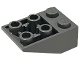 Lego part: Slope, Inverted 33 3 x 2 with Flat Bottom Pin and Connections between Studs