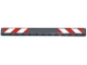 Part No: 41239pb004  Name: Technic, Liftarm Thick 1 x 13 with Red and White Danger Stripes Pattern on Both Ends (Stickers) - Set 42024