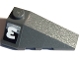 Part No: 43711pb35  Name: Wedge 4 x 2 Triple Right with Upside Down White Number 3 and Black and Gray Swirl Pattern #2 (Sticker) - Set 8161