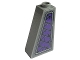 Part No: 4460bpb009R  Name: Slope 75 2 x 1 x 3 - Hollow Stud with Dark Purple Plates Pattern Model Right Side (Sticker) - Set 71771