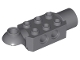Part No: 47454  Name: Technic, Brick Modified 2 x 3 with Pin Holes, Rotation Joint Ball Half (Horizontal Top), Rotation Joint Socket