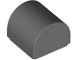 LEGO: Slope, Curved 1 x 1 x 2/3 Double |  | Dark Bluish Gray